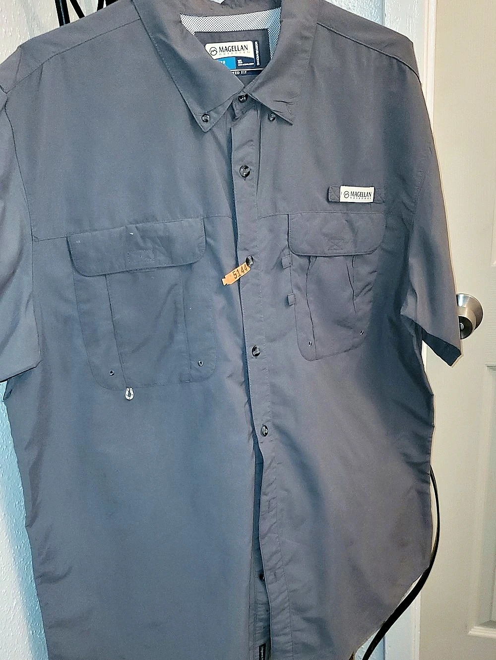 Magellan XLOutdoors Fish Gear Relaxed Fit Short Sleeve Fishing Shirt Relaxed Fit